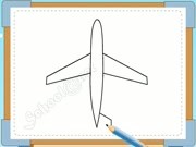 vẽ máy bay 2